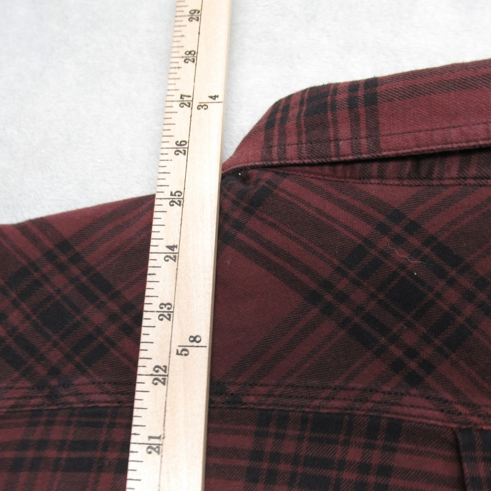 Carhartt Shirt Womens Small Purple Rugged Flex Flannel Fleece Lined Button Up - Picture 11 of 14